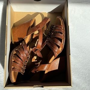 Kork-Ease Pepper High Heel Strappy Sandal in Cruz/Tan Size 10/42